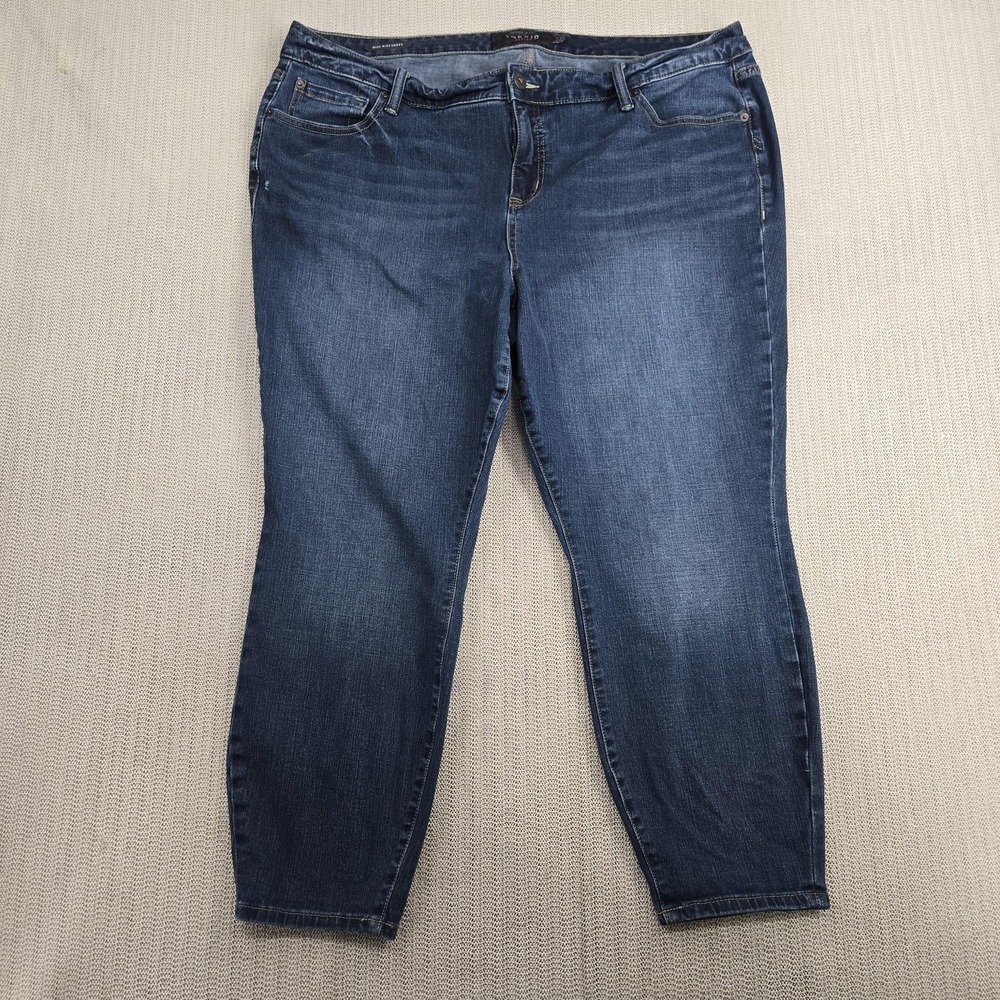 Torrid Premium High-Rise Curvy Jeans Womens 22R Blue Skinny Medium Wash Denim